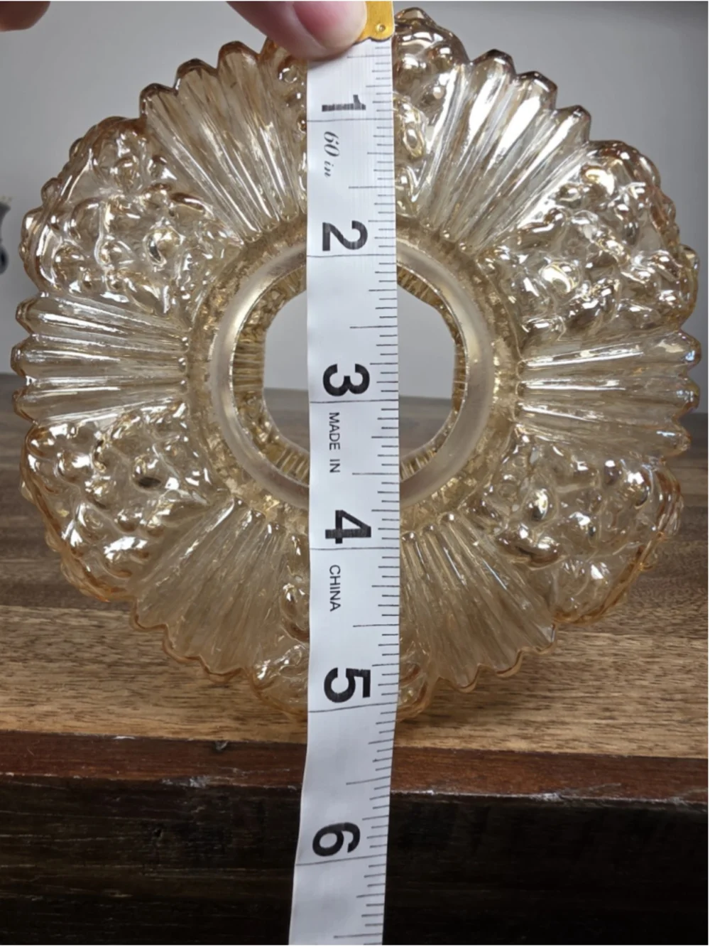 Antique Marigold Carnival Glass 2-1/4